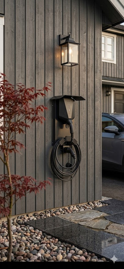 väggplatta med kabelhållare